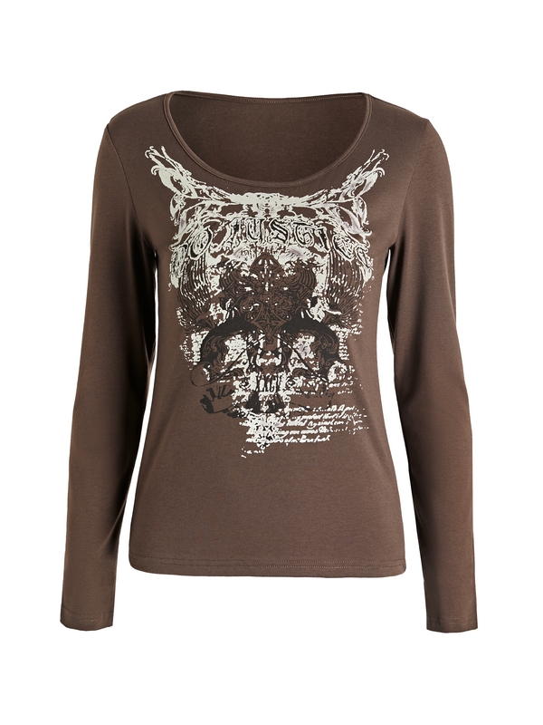Justice Goth Punk Long Sleeve Tee-3