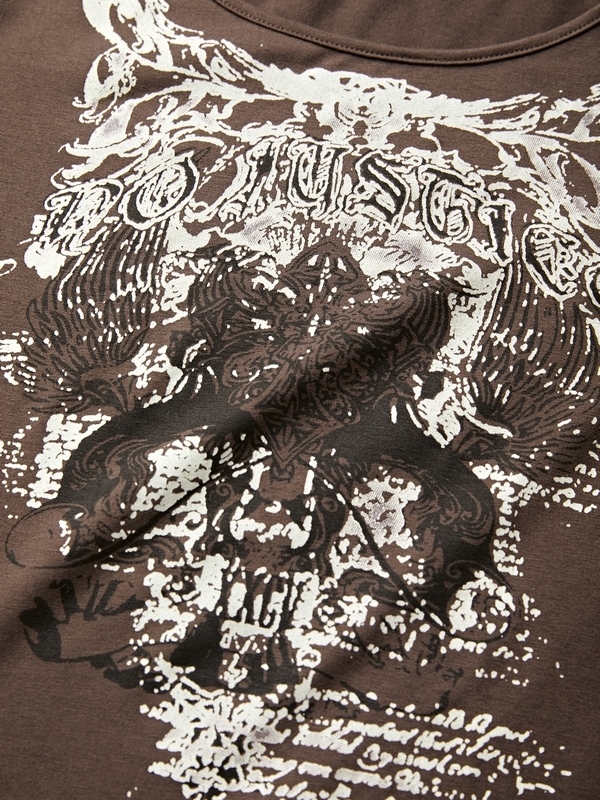 Justice Goth Punk Long Sleeve Tee-7