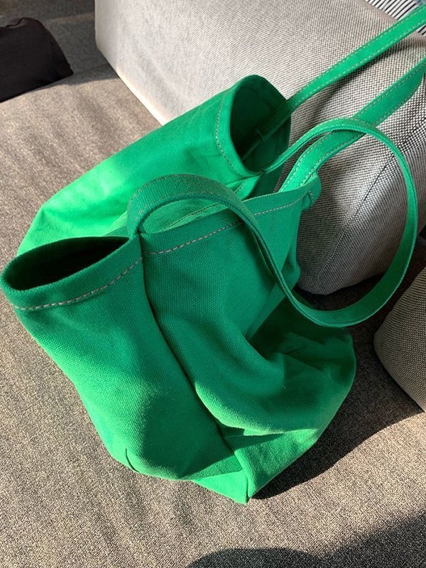 Solid Color Casual Shoulder Bag-2