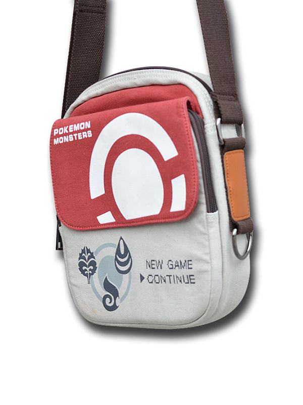 Anime Pokemon Print Crossbody Bag-1